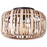 Brilliant Drewnorow Lampa sufitowa Metal Bambus Brązowy | 320mm - Nadaje Się Do 1x E27
