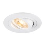 SLV New Tria 75 Spot Aluminium Valkoinen Okrągła | Aukko 75mm - Nadaje Się Do 1x GU10 