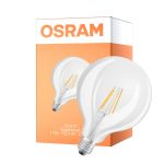 Osram LED Superstar E27 Globe G125 Włókno Przezroczysty 11W 1521lm - 927 Bardzo Ciepła Biel | Najlepsze Renderowanie Kolorów - Zamienne 100W