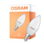 Osram Classic LED E14 Świeca Matowy 7.5W 806lm - 827 Bardzo Ciepła Biel | Zamienne 60W