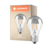 Ledvance  Classic LED E27 Gruszka Włókno Mirror 6.5W 650lm - 827 Bardzo Ciepła Biel | Zamienne 50W