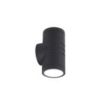 Ansell Światło Ścienne Reef Czarny Up & Down - Zewnętrzna - 10W 885lm 90D - 830-840-860 CCT | IP65