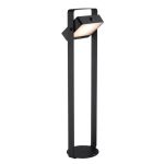 Nordlux Saulio Lampa na postumencie Aluminium Czarny 4.45W 370lm - 830 Ciepła Biel | IP44 - Solar