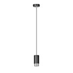 Emibig Lampa Wisząca Fumiko Stal Czarny | Nadaje Się Do 1x GU10 - Max 10W