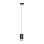 Emibig Lampa Wisząca Fumiko Stal Czarny | Nadaje Się Do 1x GU10 - Max 10W