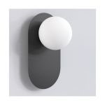 Emibig Ściana i Lampa sufitowa Viva Stal Czarny | Nadaje Się Do 1x G9 - Max 8W