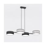 Emibig Lampa Wisząca Drumz Stal Czarny | Nadaje Się Do 4x E14 - Max 10W
