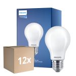 Opakowanie 12x Philips Master LED E27 Gruszka Włókno Matowy 10.5W 1521lm - 922-927 Dim To Warm | Najlepsze Renderowanie Kolorów - Ściemnianie - Zamienne 100W