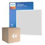 Opakowanie 4x Philips LED Panel Ledinaire RC065B 28W 3400lm - 840 Zimna Biel | 60x60cm - UGR <19