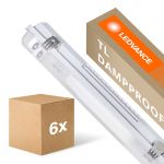 Opakowanie 6x Ledvance Oprawy Hermetyczne LED Paroizolacja Mieszkaniowy Performance | Nadaje Się Do 2x150cm Rura LED