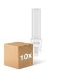 Opakowanie 10x Noxion Lucent PL-C LED 3.6W - 840 Zimna Biel | 2-Piny - Zamienne 10W