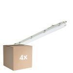 Opakowanie 4x Philips Oprawy Hermetyczne LED Ledinaire WT065C 23/42W 2900/4800lm - 840 Zimna Biel | 120cm