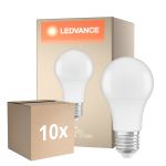 Opakowanie 10x Ledvance Classic LED E27 Gruszka Matowy 8.8W 806lm - 827 Bardzo Ciepła Biel | Światło Dzienne Sensor - Zamienne 60W