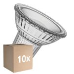 Opakowanie 10x Ledvance LED Spot GU10 PAR16 6.9W 650lm 120D - 930 Ciepła Biel | Najlepsze Renderowanie Kolorów - Ściemnianie - Zamienne 80W