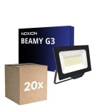 Opakowanie 20x Noxion LED Iluminacja Beamy G3.1 Czarny 50W 5500lm 110D - 840 Zimna Biel | IP65 - Symetryczny 