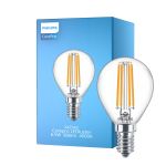 Philips Corepro LED Lustre E14 Piłka Włókno Przezroczysty 6.5W 806lm - 840 Zimna Biel | Zamienne 60W