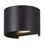 Eglo Światło Ścienne Calpino 3 Aluminium Czarny Up & Down 2W 420lm - 830 Ciepła Biel | IP54
