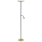Eglo Lampa podłogowa Conivarino Stal Brushed Mosiądz, Czarny 30.5W 3150lm - 827 Bardzo Ciepła Biel | Ściemnianie