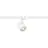 SLV Tracklight Enola C 3-Fazowy Aluminium Whit Okrągłae 11W 1040lm 55D - 830 Ciepła Biel