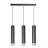 Emibig Lampa Wisząca Kibo Stal Czarny | Nadaje Się Do 3x GU10 - Max 10W