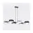 Emibig Lampa Wisząca Drumz Stal Czarny | Nadaje Się Do 6x E14 - Max 10W