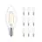 Opakowanie 10x Philips Corepro LED Świeca E14 Włókno Przezroczysty 2W 250lm – 827 – Bardzo Ciepła Biel | Zamienne 25W