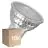 Opakowanie 10x Ledvance LED Spot GU10 PAR16 6.1W 575lm 60D - 830 Ciepła Biel | Zamienne 80W