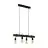 Eglo Lampa Wisząca Townshend Stal Drewno Czarny | IP20 - Nadaje Się Do 4x E27 