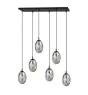 Emibig Lampa Wisząca Astral Stal Czarny | Nadaje Się Do 6x E14 - Max 10W