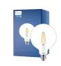 Philips MASTER Value LED Globe E27 120mm Włókno Przezroczysty 5.9W 806lm - 927 Bardzo Ciepła Biel | Najlepsze renderowanie kolorów - Zamienne 60W