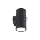 Ansell Światło Ścienne Reef Czarny Up & Down - Zewnętrzna - 10W 885lm 90D - 830-840-860 CCT | IP65 -Czujnik ruchu i Światła