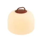 Nordlux Lampa Stołowa Kettle To-Go Portable Akumulator Czerwony 6.8W 450lm - 827 Bardzo Ciepła Biel | 3-Stopniowy Ściemnianie 