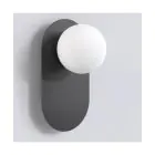 Emibig Ściana i Lampa sufitowa Viva Stal Czarny | Nadaje Się Do 1x G9 - Max 8W