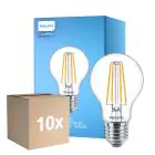 Opakowanie 10x Philips Corepro LED Żarówka E27 Gruszka Przezroczysty 8.5W 1055lm - 827 Bardzo Ciepła Biel | Zamienne 75W