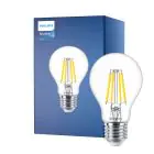 Philips MASTER Value LED Żarówka E27 Gruszka Przezroczysty 3.4W 470lm - 927 Bardzo Ciepła Biel | Najlepsze renderowanie kolorów - Ściemnianie - Zamienne 40W