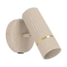 Eglo Światło Ścienne Caminia Stal Szlifowany 4.7W 345lm - 830 Ciepła Biel | IP20 - W Tym 1x GU10