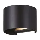 Eglo Światło Ścienne Calpino 3 Aluminium Czarny Up & Down 2W 420lm - 830 Ciepła Biel | IP54